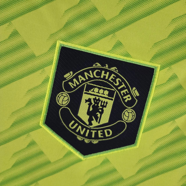Camisa Manchester United III (Third) 22/23 - Torcedor Masculina - Verde Limão - Manto Elegante