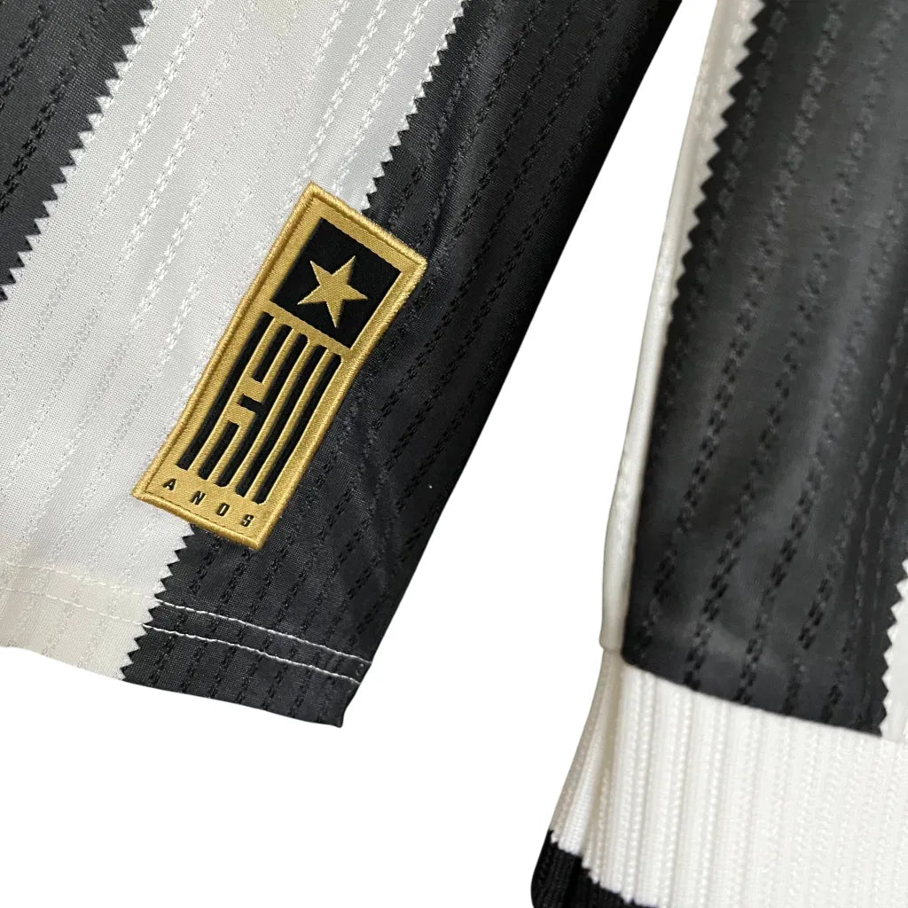 Botafogo I 24/25 Long Sleeve Shirt - Men's Fan - Black and White 