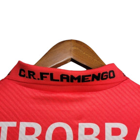 Camisa Manga Longa Retrô Flamengo I 94/95 - Torcedor Masculina - Vermelho e Preto