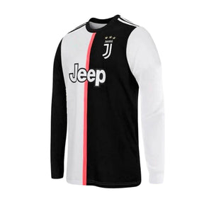 Camisa Manga Longa Retrô Juventus I Cristiano Ronaldo #7 2019 - Preto e Branco