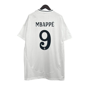 Camisa Mbappé #9 Real Madrid I (Home) 2024 - Torcedor Masculina - Branco