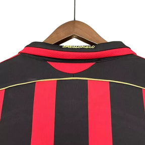 Camisa Retrô Milan I (Home) 2006 - Torcedor Masculina - Vermelho e Preto