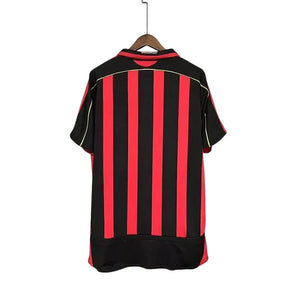 Camisa Retrô Milan I (Home) 2006 - Torcedor Masculina - Vermelho e Preto