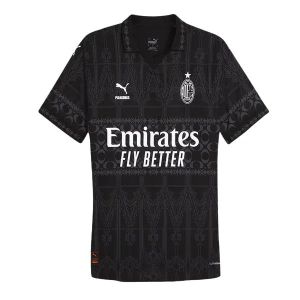 Camisa Milan 24/25 - Torcedor Masculina - Black - Manto Elegante