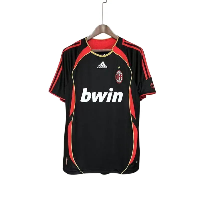 Camisa Retrô Milan III (Third) 2006 - Torcedor Masculina - Preto