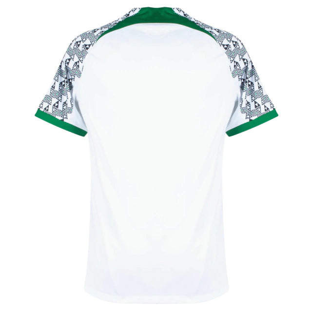 Camisa Seleção da Nigéria II (Away) 2022 - Torcedor Masculina - Branco e Verde - Manto Elegante