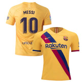 Camisa Retrô Barcelona II Messi #10 2019 - Torcedor Masculina - Amarelo