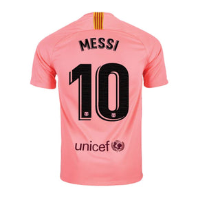 Camisa Retrô Barcelona III Messi #10 2018 - Torcedor Masculina - Rosa