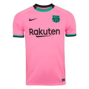 Camisa Retrô Barcelona III Messi #10 2020 - Torcedor Masculina - Rosa
