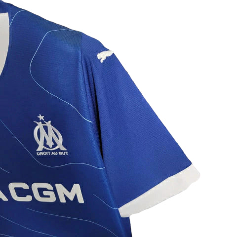 Camisa Olympique Marseille II (Away) 23/24 - Torcedor Masculina - Azul - Manto Elegante