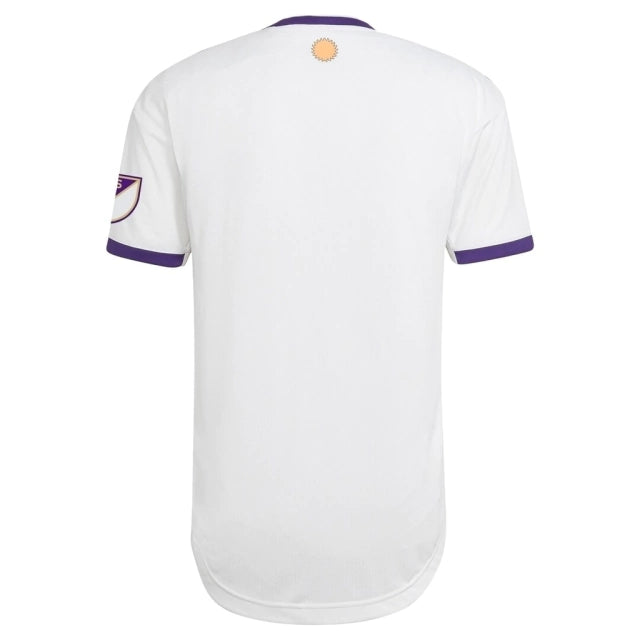 Camisa Orlando City II (Away) 22/23 - Torcedor Masculina - Branco, Roxo e Amarelo - Manto Elegante