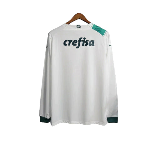 Camisa Manga Longa Palmeiras II 23/24 - Torcedor Masculina - Branco - Manto Elegante