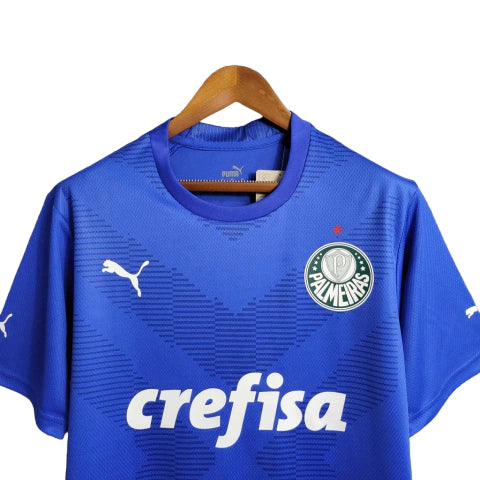 Camisa de Goleiro Palmeiras 23/24 - Torcedor Masculina - Azul - Manto Elegante