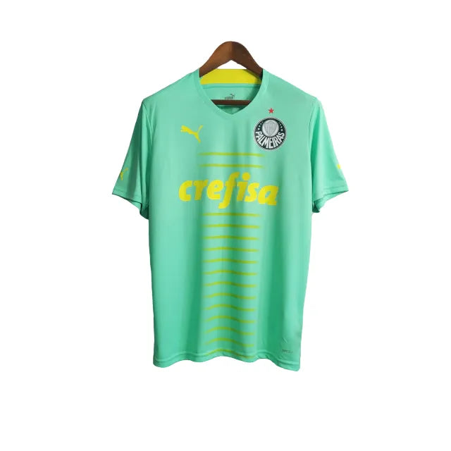 Camisa Palmeiras III 22/23 - Torcedor Masculina - Verde e Amarelo - Manto Elegante