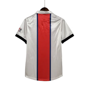 Camisa Retrô PSG II (Away) 1998 - Torcedor Masculina - Branco - Manto Elegante