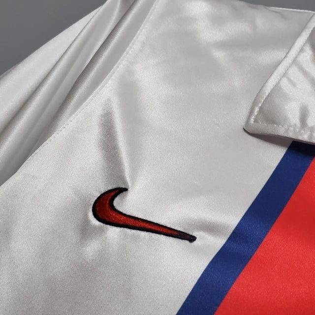 Camisa Retrô PSG II (Away) 1998 - Torcedor Masculina - Branco - Manto Elegante