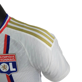 Camisa Lyon I (Home) 23/24 - Jogador Masculina - Branco