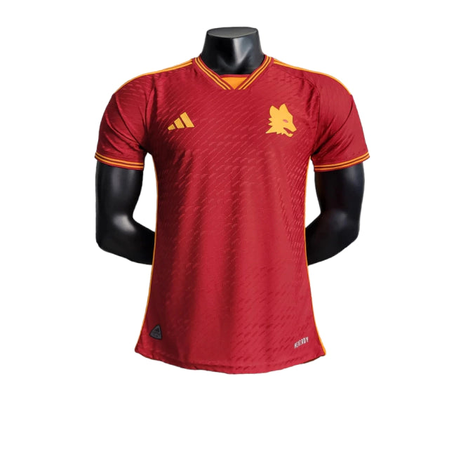 Camisa Roma I (Home) 23/24 - Jogador Masculina - Vermelho