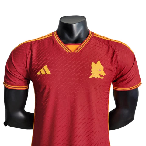 Camisa Roma I (Home) 23/24 - Jogador Masculina - Vermelho