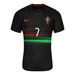 Camisa Retrô Portugal II Cristiano Ronaldo #7 2015 - Torcedor Masculina - Preto