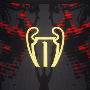 Camisa "The Parisians" 25/26 - Campeão de 2025 - Edição Especial - Torcedor Masculina - Preto e Vermelho
