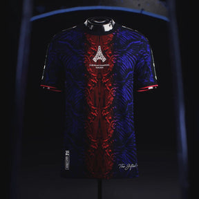 Camisa "The Gifted One" 25/26 - D. Doue #14 - Edição Especial - Torcedor Masculina - Azul e Vermelho