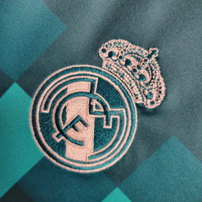 Camisa Retrô Real Madrid III (Third) 17/18 - Torcedor Masculina - Verde