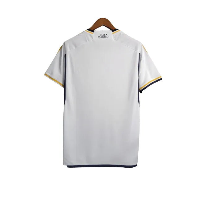 Camisa Real Madrid I (Home) 23/24 - Torcedor Masculina - Branco - Manto Elegante