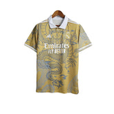 Camisa Real Madrid Edição Especial Dragão 23/24 - Torcedor Masculina - Dourado - Manto Elegante