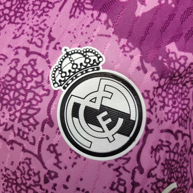 Camisa Real Madrid 23/24 - Jogador Masculina - Rosa