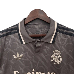 Camisa Real Madrid III (Third) 24/25 - Torcedor Masculina - Cinza