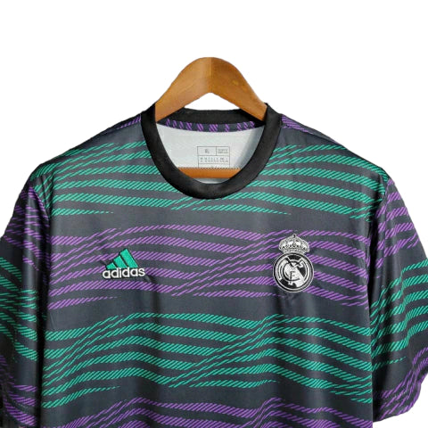 Camisa de Treino Real Madrid 23/24 - Torcedor Masculina - Preto - Manto Elegante