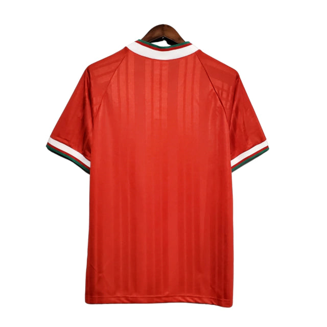 Camisa Retrô Liverpool I (Home) 1993 - Torcedor Masculina - Vermelho e Branco - Manto Elegante