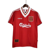 Camisa Retrô Liverpool I (Home) 1995 - Torcedor Masculina - Vermelho - Manto Elegante