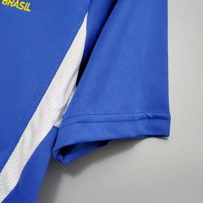 Camisa Retrô Seleção do Brasil II 2002 - Torcedor Masculina - Azul