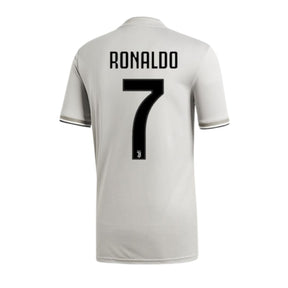 Camisa Retrô Juventus II Cristiano Ronaldo #7 2018 - Torcedor Masculina - Bege