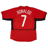 Camisa Retrô Manchester United I Cristiano Ronaldo #7 2003 - Torcedor Masculina - Vermelho