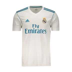 Camisa Retrô Real Madrid I Cristiano Ronaldo #7 2017 - Torcedor Masculina - Branco