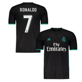 Camisa Retrô Real Madrid II Cristiano Ronaldo #7 2017 - Torcedor Masculina - Preto