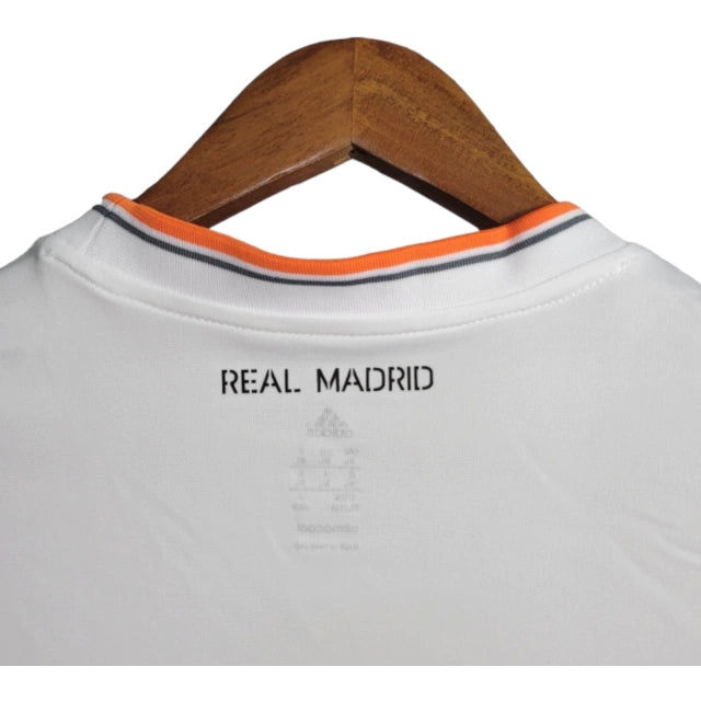 Camisa Retrô Real Madrid I (Home) 13/14 - Torcedor Masculina - Branco