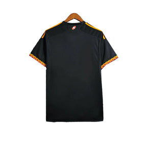 Camisa Roma III (Third) 23/24 - Torcedor Masculina - Preto - Manto Elegante