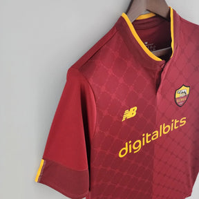 Camisa Roma I (Home) 22/23 - Torcedor Masculina - Vermelho - Manto Elegante