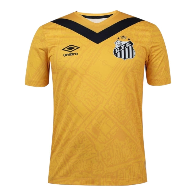 Camisa Santos III 24/25 - Torcedor Masculina - Amarelo