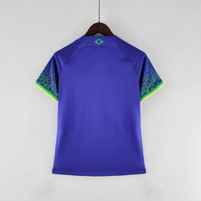 Camisa do Brasil II (Away) 2022 - Torcedor Feminina - Azul - Manto Elegante