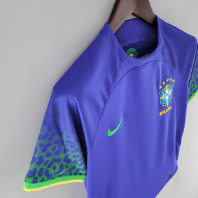 Camisa do Brasil II (Away) 2022 - Torcedor Feminina - Azul - Manto Elegante