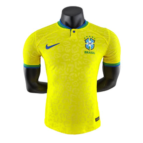 Camisa Seleção do Brasil I (Home) 23/24 - Jogador Masculina - Amarelo - Manto Elegante