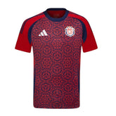 Camisa Seleção da Costa Rica I (Home) 24/25 - Torcedor Masculina - Vermelho e Azul