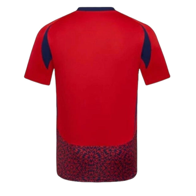 Camisa Seleção da Costa Rica I (Home) 24/25 - Torcedor Masculina - Vermelho e Azul