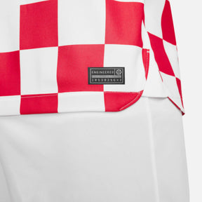 Camisa Seleção da Croácia I (Home) 2022 - Torcedor Masculina - Branco e Vermelho - Manto Elegante