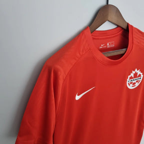 Camisa Seleção do Canadá I (Home) 2022 - Torcedor Masculina - Vermelho - Manto Elegante